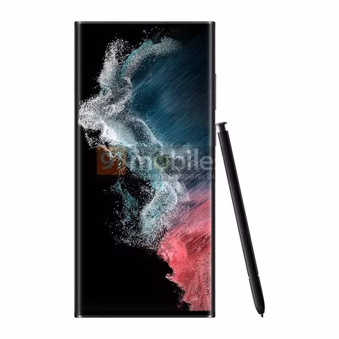 Galaxy S22 Ultra leaked render with S pen
