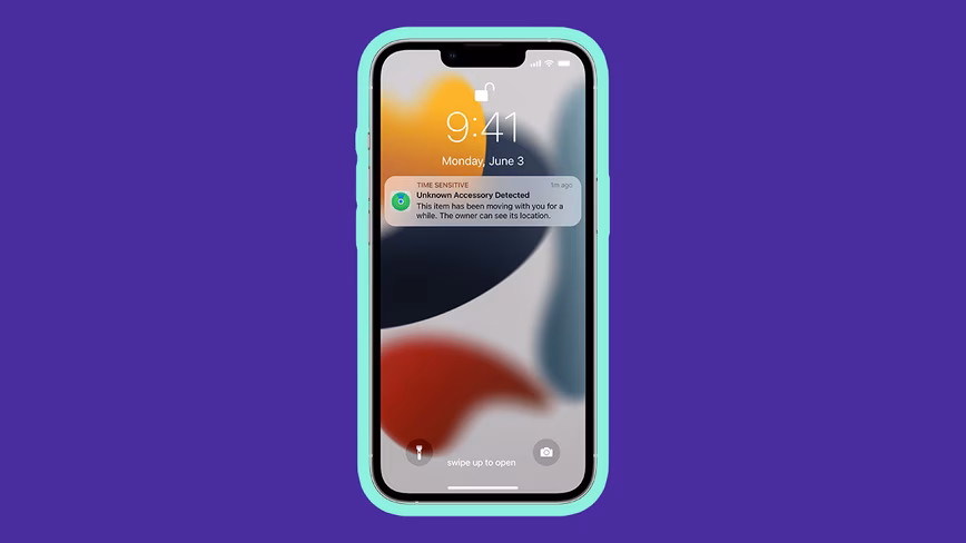 apple rogue airtag iphone warning