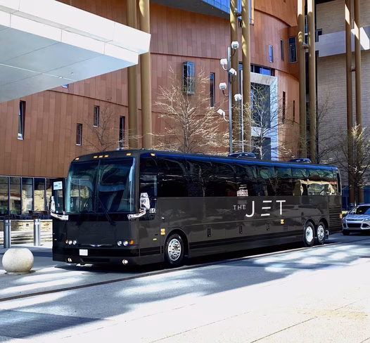 The Jet black bus