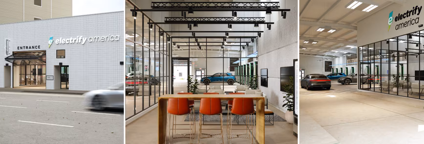 Electrify America charging station