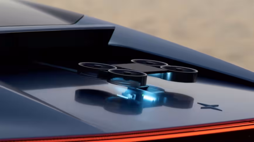 Polestar’s new concept car has a companion drone to film your rides