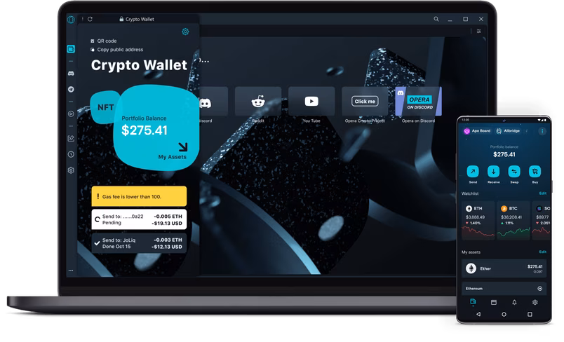 Opera has a crypto-specific browser that has a tighter wallet integration.