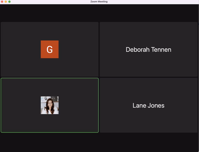 zoom call