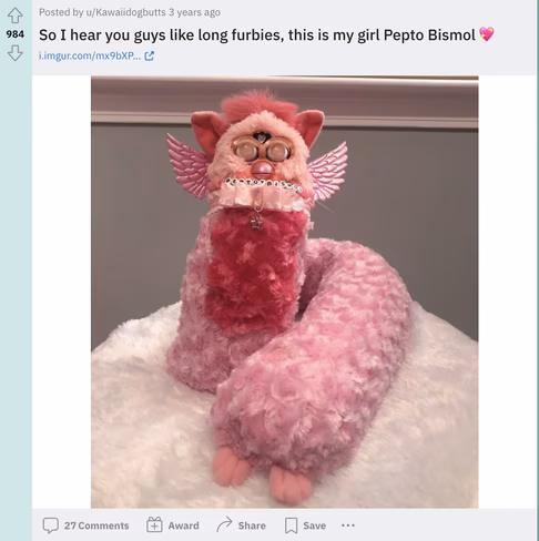 Screenshot of r/longfurbies