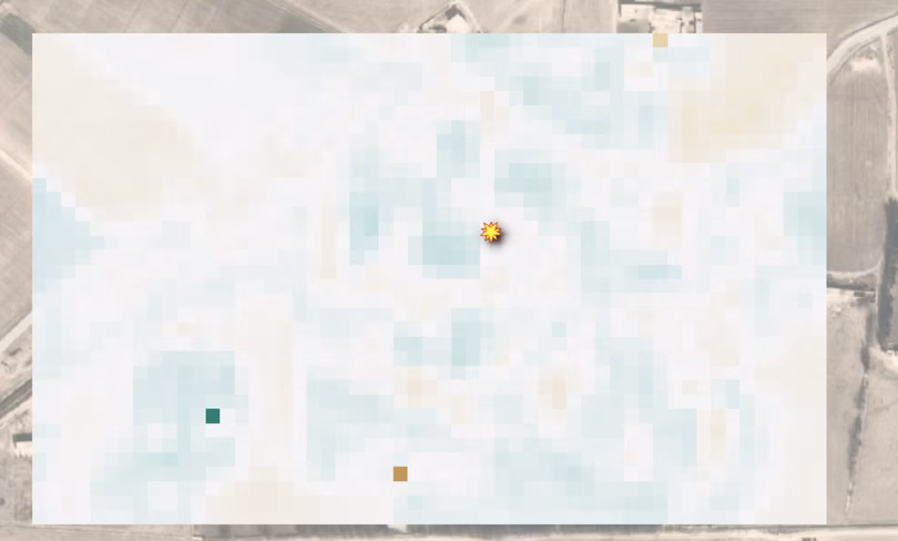 Two districts in Syria examined with Optical Change Detection using Sentinel 2 data, and Radar multi-temporal change mapping using Sentinel 1 data