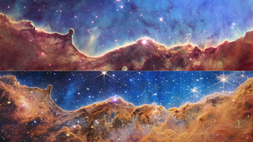 James Webb vs Hubble Comparison