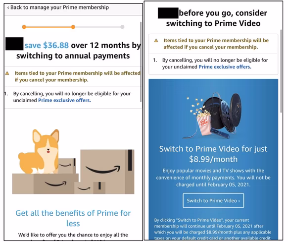 Amazon cancellation