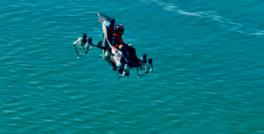 JetRacer over water 