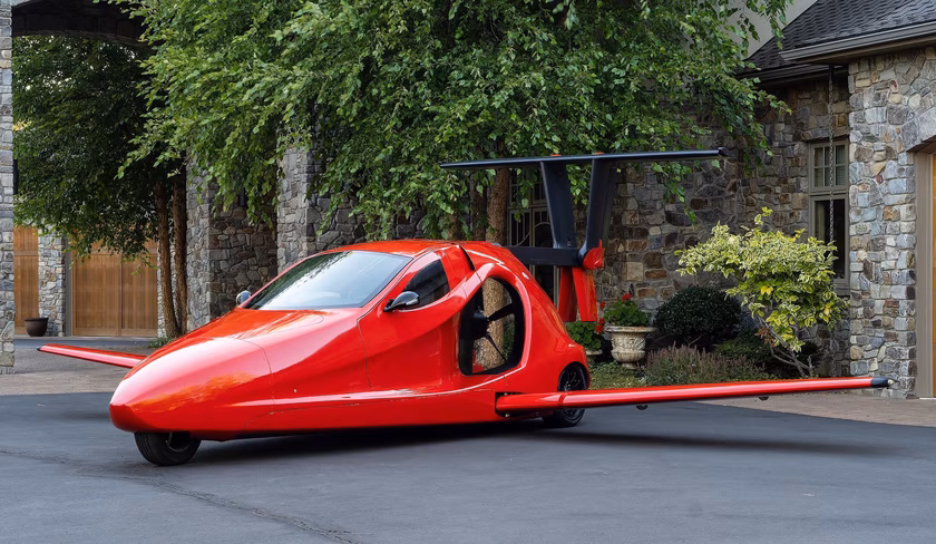 Switchblade exterior flying car
