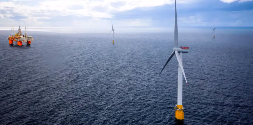 Floating wind offshore farm Norway 