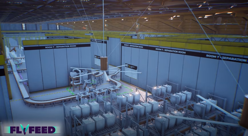 Artist's impression of the factory.