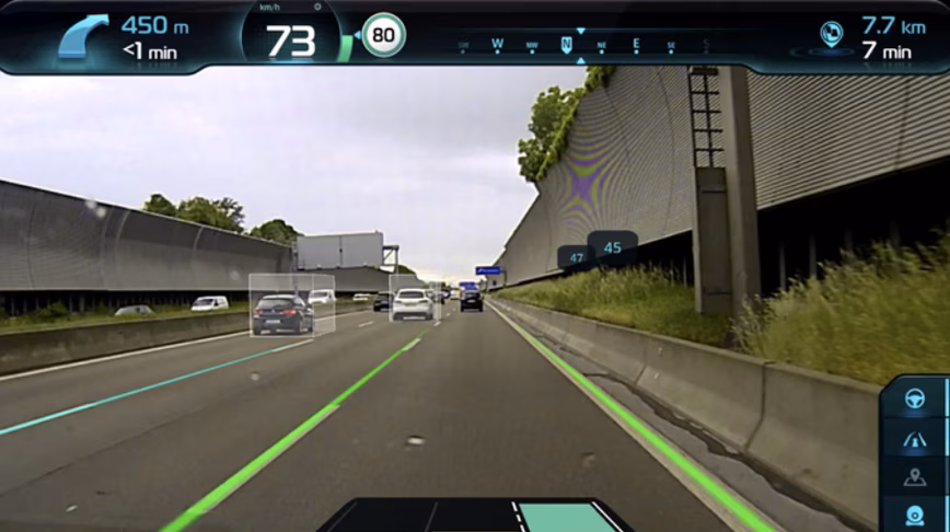 Munich-based automotive company Apostera aims to remove this disconnect between the real world and the infotainment system by transforming the windshield of a vehicle into a mixed reality screen.
