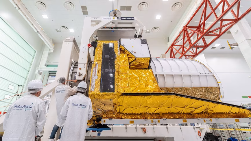 European mission to explore the dark universe sets sail for launch site