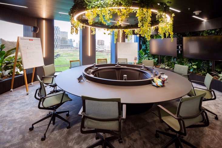 360 meeting room at Miele X Community Space in Amsterdam, the Netherlands