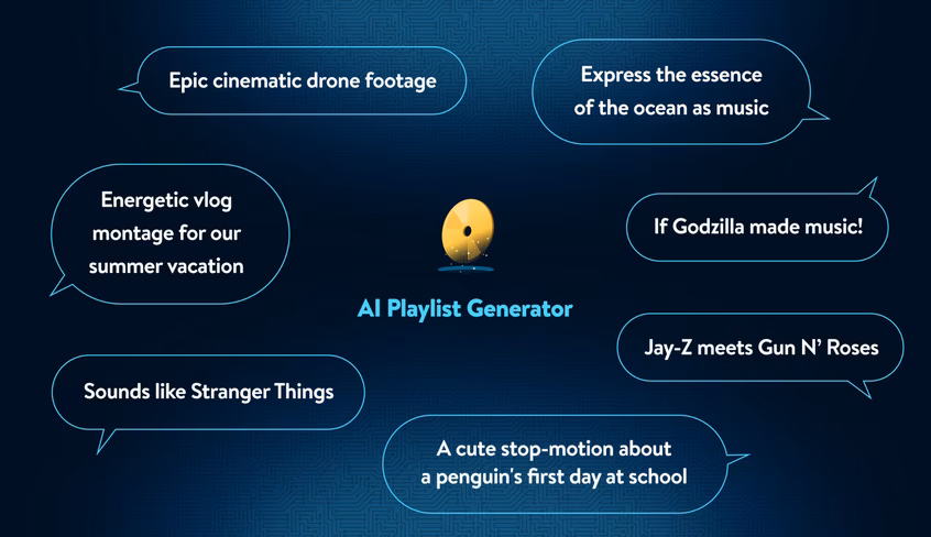 The system can process a diverse array of prompts. Credit: Uppbeat