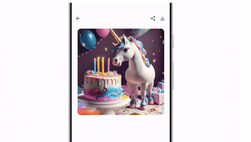 An image of a unicorn at a kids birthday party