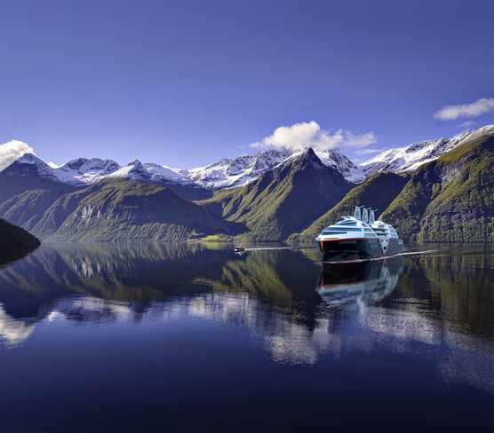 Rendering of Sea Zero in the fjords 
