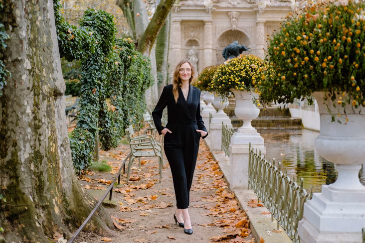 Photo of Zuzanna Stamirowska in garden