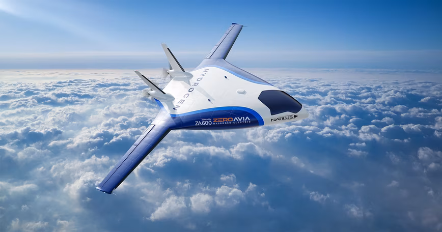 Rendering of Natilus aircraft