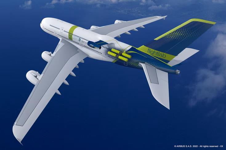 Airbus' A380 hydrogen test lab
