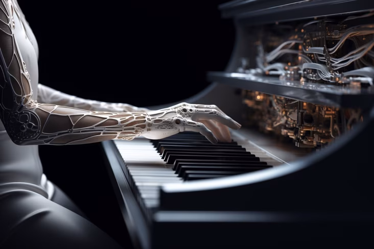 Composition co-written by AI performed by choir and published as sheet music