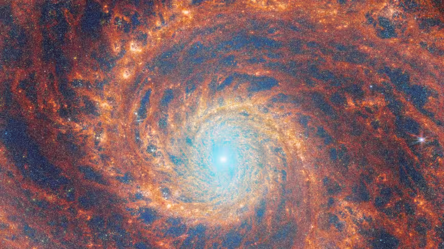 James Webb telescope captures clearest-ever image of Whirlpool galaxy