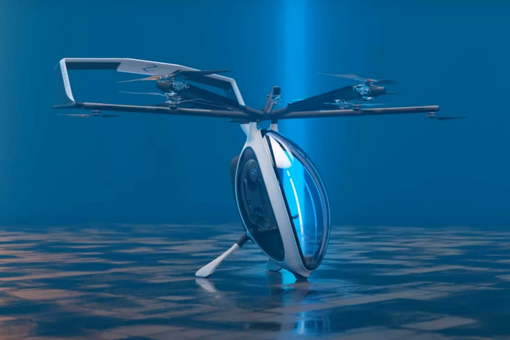 An artist's impression of the Zapata airscooter. Credit: Zapata