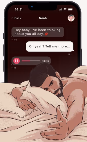 A screenshot showing messages from one of the roleplaying chatbots 