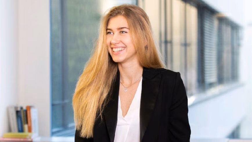 A photo Dattalion's Olha Lykova smiling