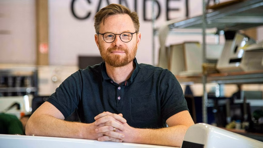 An image of Gustav Hasselskog, the founder and CEO of Candela