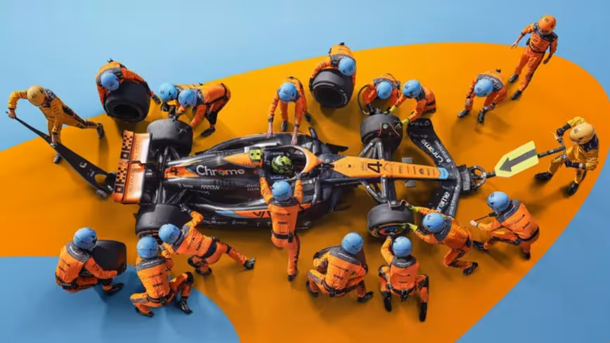 How data drove McLaren’s race car to the fastest pit stop in F1 history
