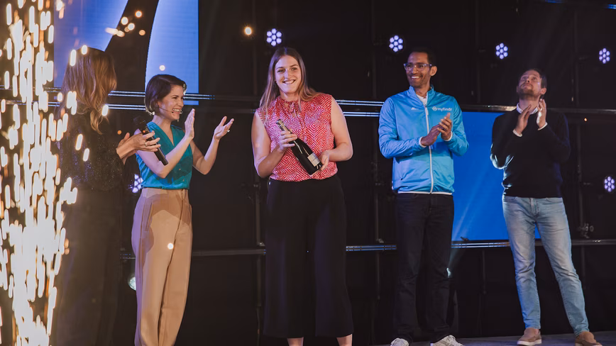 TNW Pitch Battle 2024 announcing the winner: Exomatter