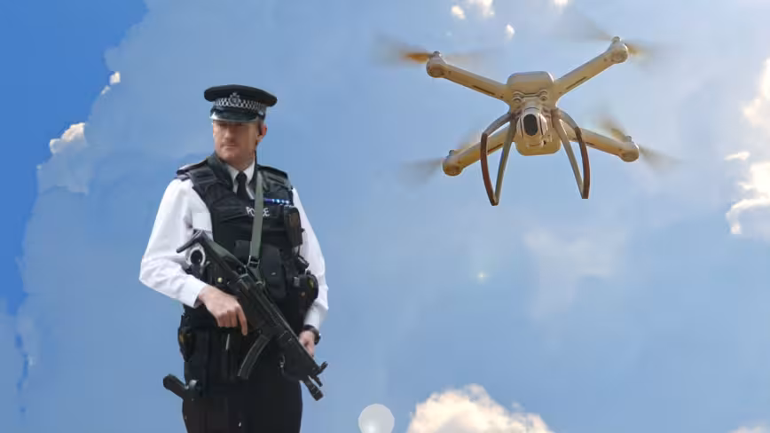 British police to test drone flights beyond the line of sight