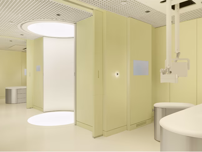 A photo taken from inside Neko Health's London clinic.