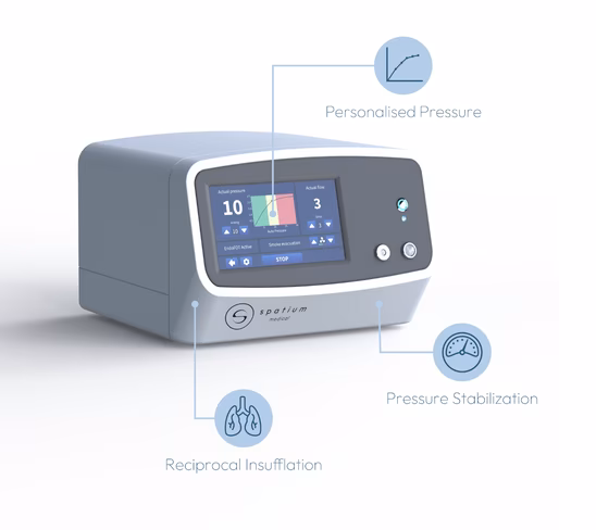 smart insufflator for laparoscopy, a product by Spatium Medical 