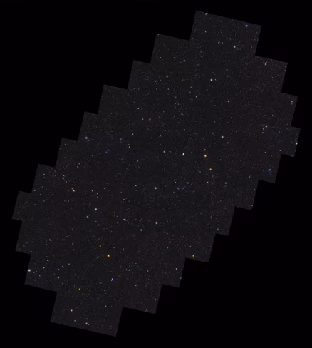 Deep field south, a never before captured deep field.