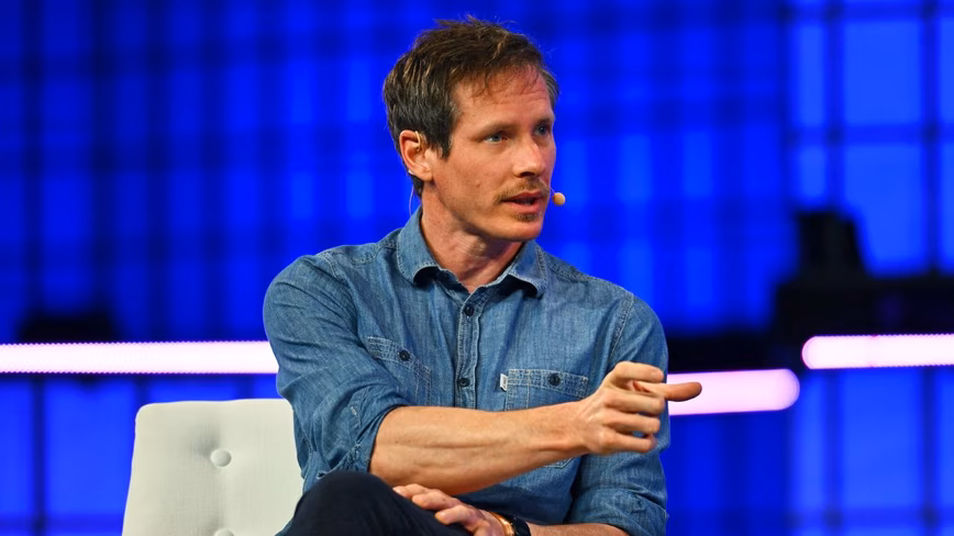 Thomas Wolf, Co-founder & Chief Science Officer, Hugging Face, on Centre Stage during day one of Web Summit 2024 at the MEO Arena in Lisbon, Portugal.