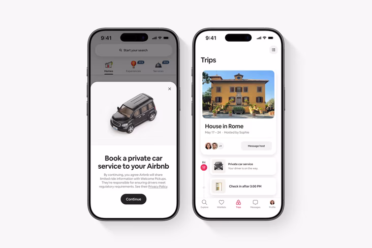 Services Private Car Pickup - Airbnb