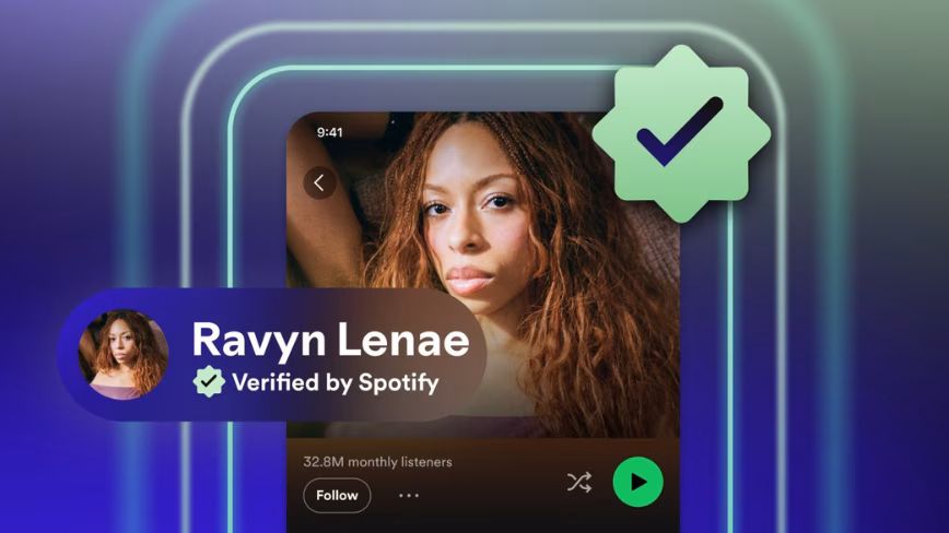 Spotify’s new green checkmark separates real artists from AI content