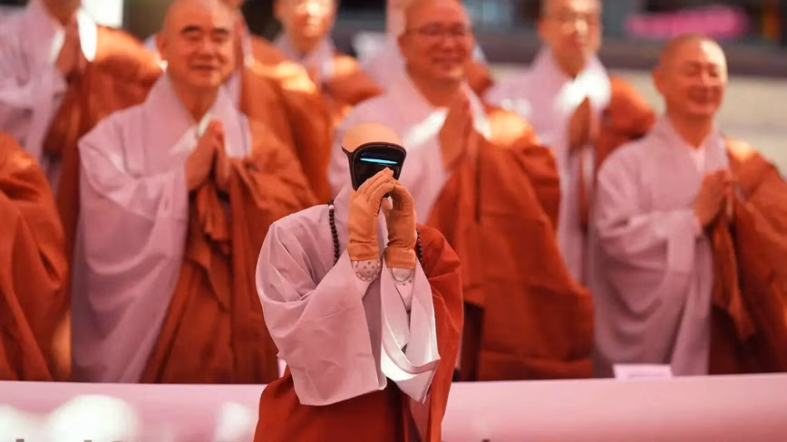 A $13,500 Unitree robot was ‘ordained’ at Seoul’s Jogyesa Temple
