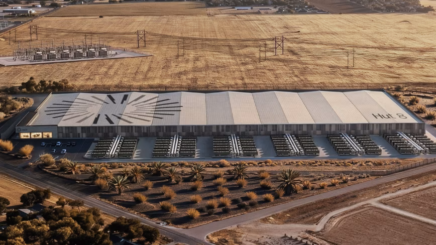 Hut 8 signs a 15-year, $9.8bn lease for the first phase of its Texas AI data centre