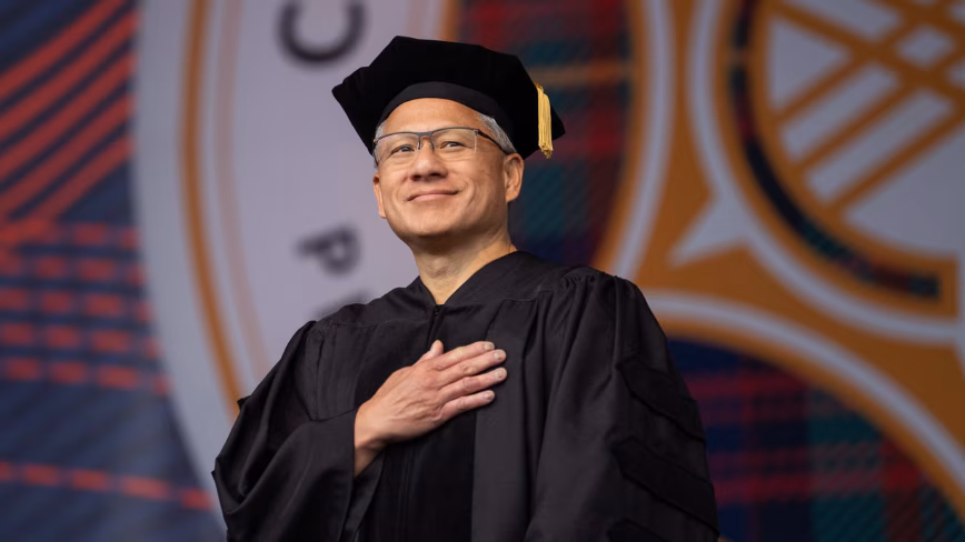 Jensen Huang tells Carnegie Mellon’s class of 2026 their career starts at the AI revolution