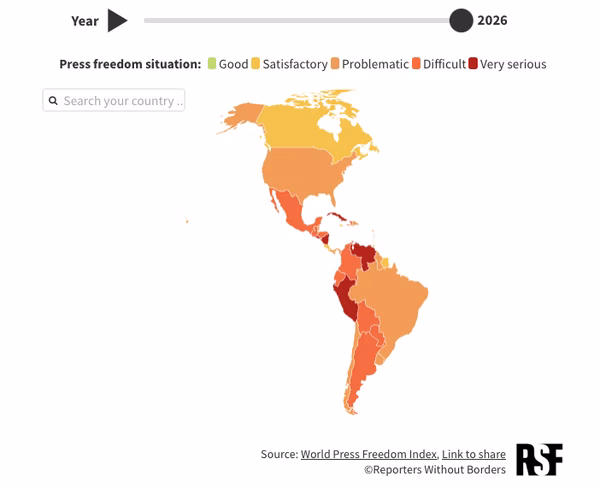 Press freedom in the Americas