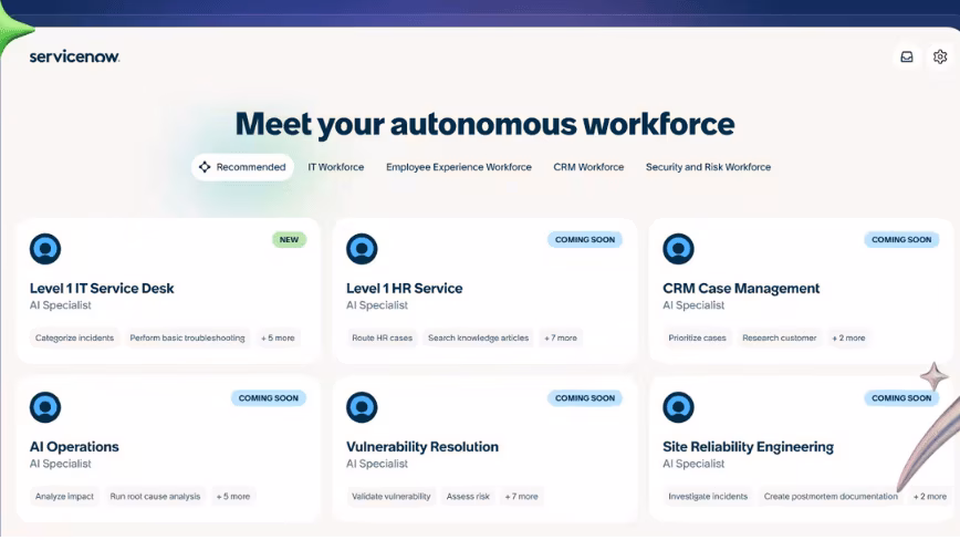 ServiceNow projects $30bn by 2030, with a third of ACV from AI