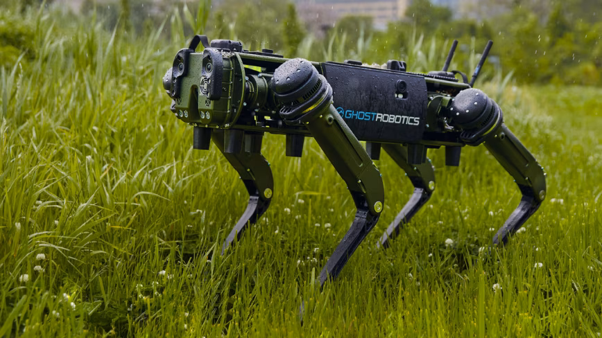 Taiwan shows off robot patrol dogs that could guard its South China Sea islands