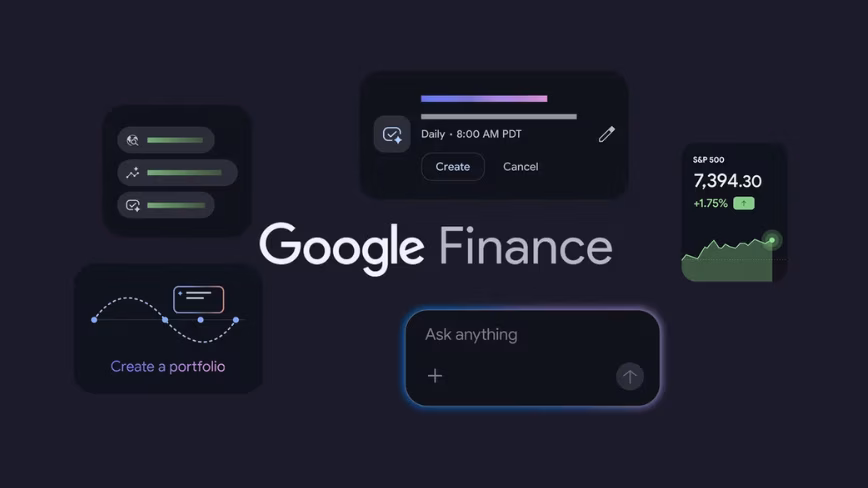 Google Finance exits beta with a dedicated Android app, portfolio tracking, and AI-powered scheduled briefings