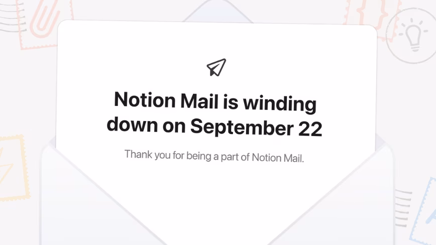 Notion is shutting down its email client because AI agents already do the job