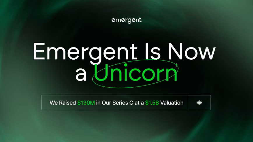 Emergent hits a $1.5bn valuation as vibe coding mints another unicorn