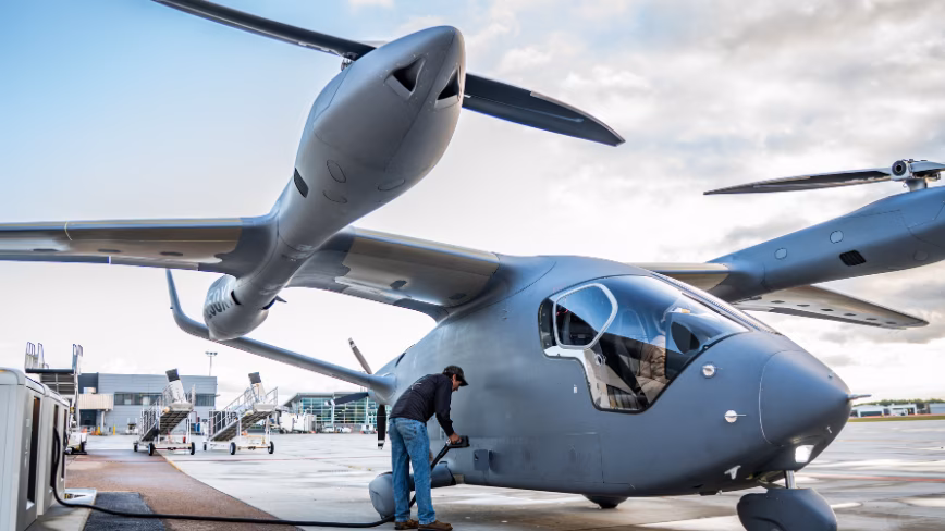 The first flights of the US air-taxi program carried organs, not passengers