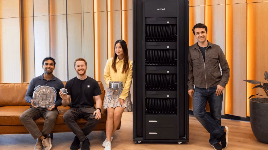 Конкурент Nvidia, компания Etched, удвоила свою стоимость до $10,3 млрд за семь месяцев